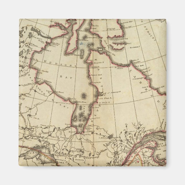 Imán Posesiones británicas en América del Norte (Frente)