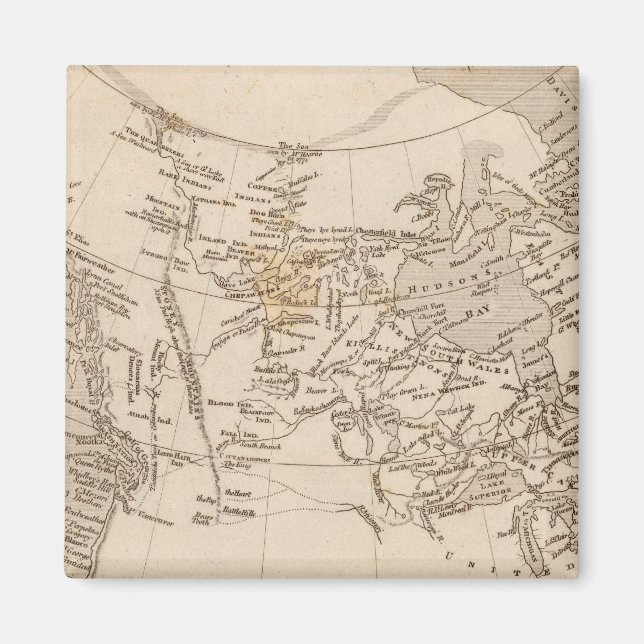 Imán Posesiones británicas en Estados Unidos (Frente)