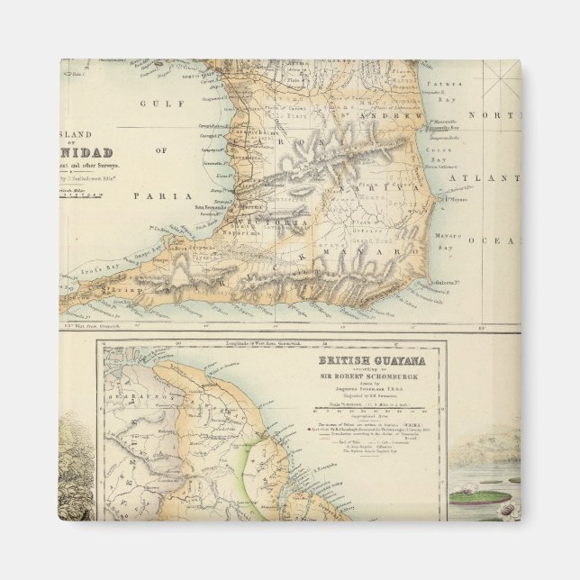 Imán Posesiones británicas en la costa noreste (Frente)