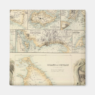 Imán Posesiones británicas en los mares de la India