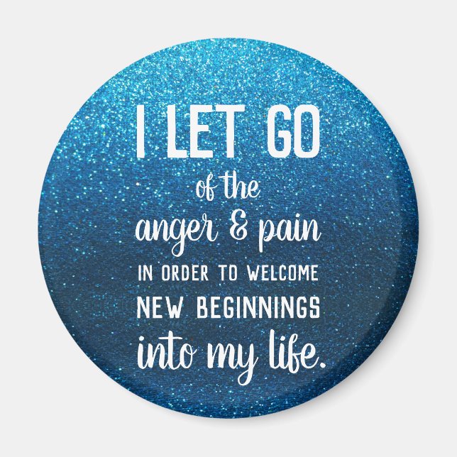 Imán Posibilidad Inspiradora Gestión de la ira Wellness (Frente)