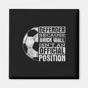 Imán Posición de pared de ladrillo defensor Deportes fú