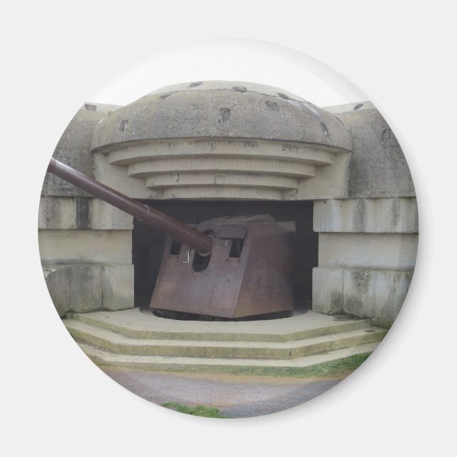 Imán Posición De Un Arma Alemana Con Vistas A La Playa  (Frente)