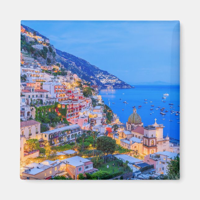 Imán Positano, Costa Amalfitana, Italia. (Frente)