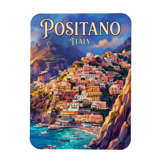 Imán Positano Italia (Vertical)