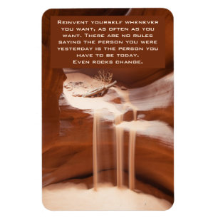 Imán Positive Quote Flexible Photo Magnet