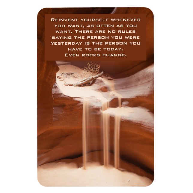 Imán Positive Quote Flexible Photo Magnet (Vertical)