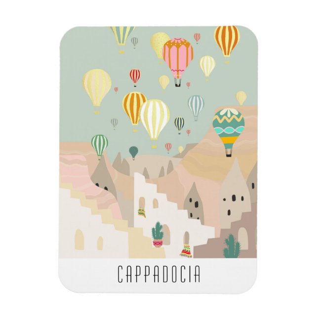 Imán Postal De Cappadocia | Balón de Kapadokya (Vertical)