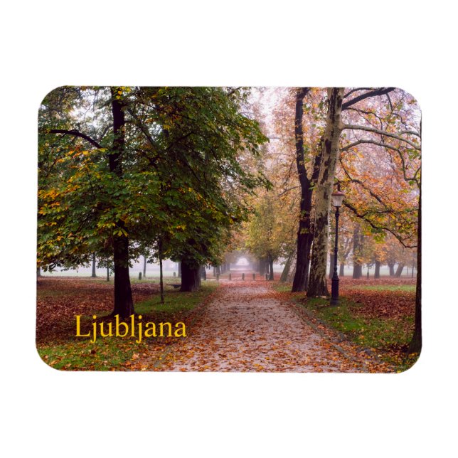 Imán Postal de Ljubljana (Horizontal)