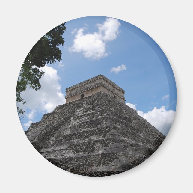 Imán Postal de México - Chichén Itzá (Frente)