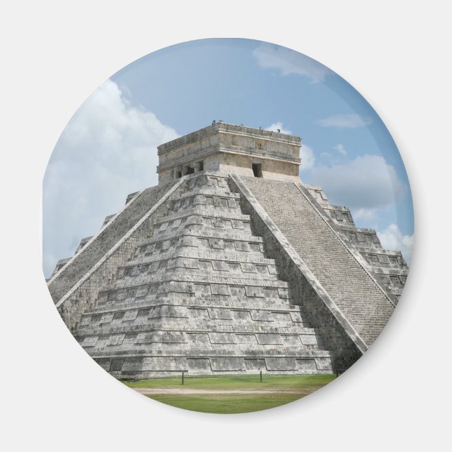 Imán Postal de México - Chichén Itzá (Frente)