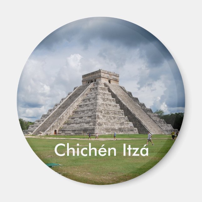 Imán Postal de México - Chichén Itzá (Frente)