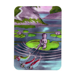 Imán postal francesa de April Fool