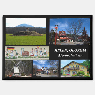 Imán postal Helen, Georgia Alpine Village