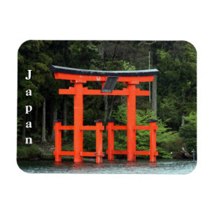 Imán postal japonesa hakone torii