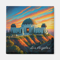 Postal Sunset del Observatorio Griffith Los Angele