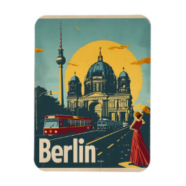 Imán Postales de Berlín Art Deco