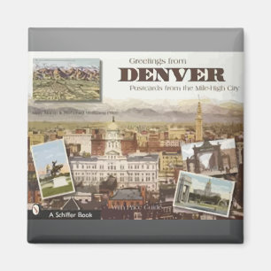 Imán Postales de Denver de la Milla-Alta ciudad,