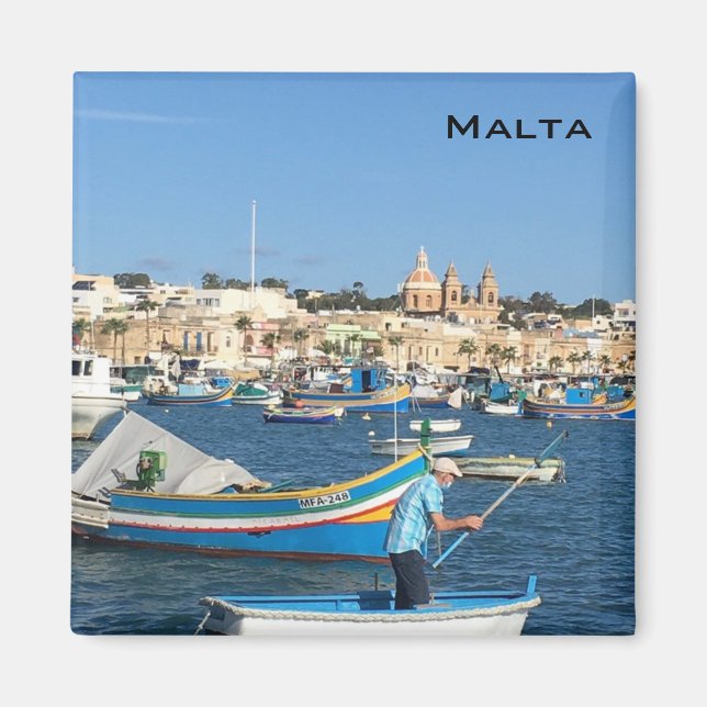 Imán Postales de Malta (Frente)