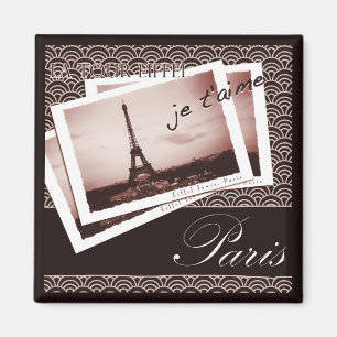 Imán Postales de París