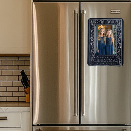 Imán Postales de vacaciones de la marina y la plata