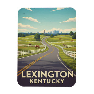 Imán Postcard de Lexington Kentucky