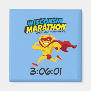 Imán Poste-Maratón del maratón de Wisconsin
