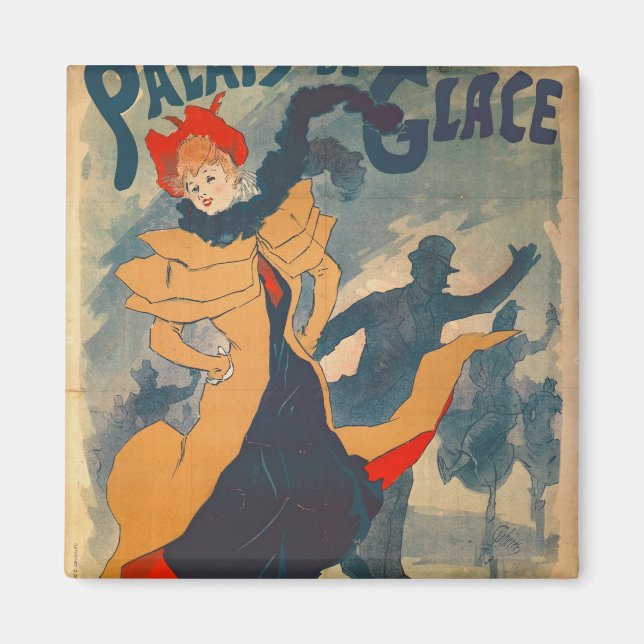 Imán Poster anunciando el Palacio de Glace (Frente)