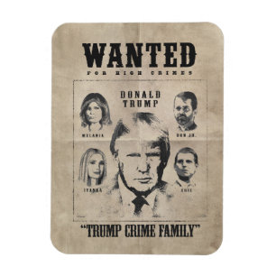 Imán Poster buscado: Familia Crítica Trump