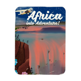 Imán Poster de aventuras en Cascada Africana