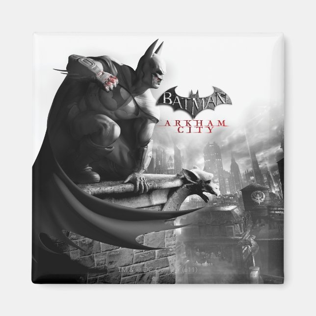 Imán POSTER de CA - Batman Gargoyle Ledge (Frente)