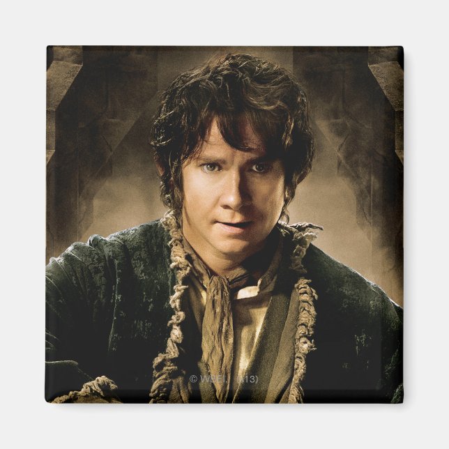 Imán POSTER de caracteres BILBO BAGGINS™ 1 (Frente)