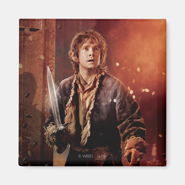 Imán POSTER de caracteres BILBO BAGGINS™ 3 (Frente)