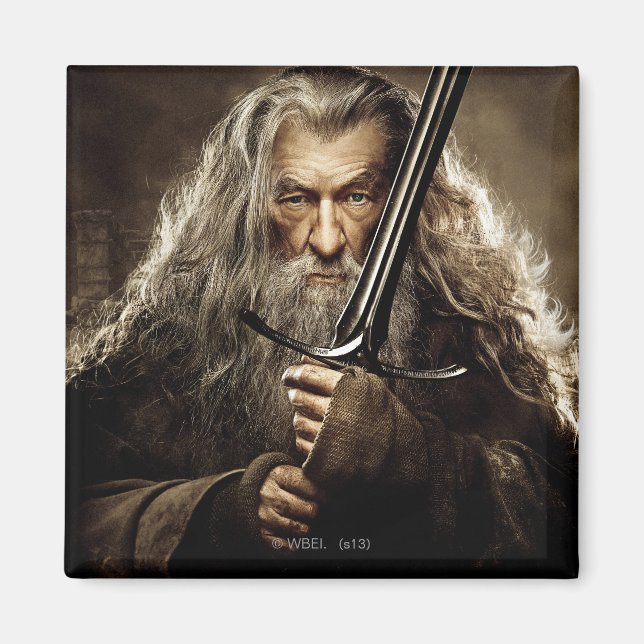 Imán Poster de caracteres Gandalf 1 (Frente)