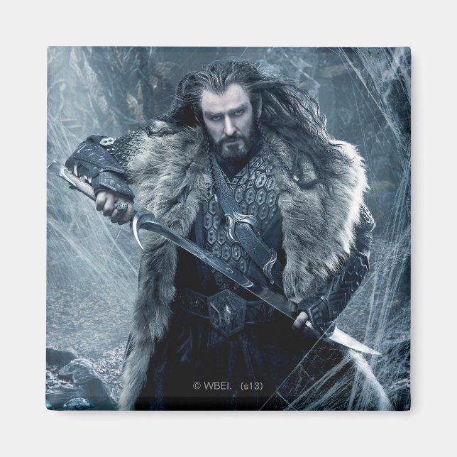 Imán POSTER de caracteres THORIN OAKENSHIELD™ 3 (Frente)