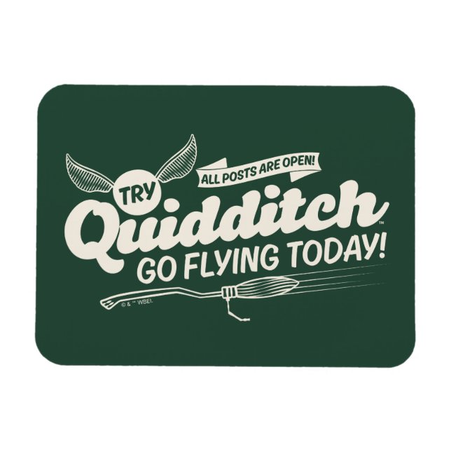 Imán POSTER de contratación de QUIDDITCH™ (Horizontal)