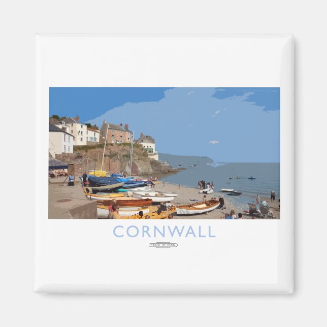 Imán Poster de Cornwall Railway (Frente)