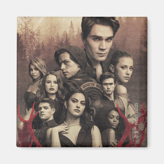 Imán Poster de cráneo de Riverdale Deer