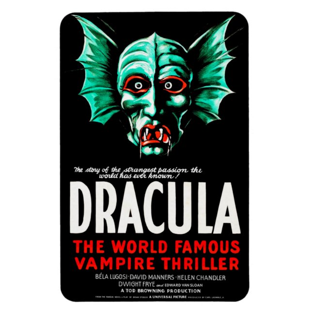 Imán Poster de Drácula de 1931 (Vertical)