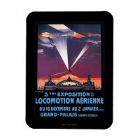 Poster de la luz de búsqueda de vuelo sobre el avi