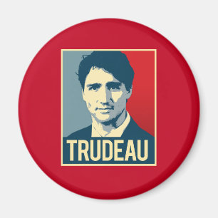 Imán Poster de la propaganda de Trudeau - .png