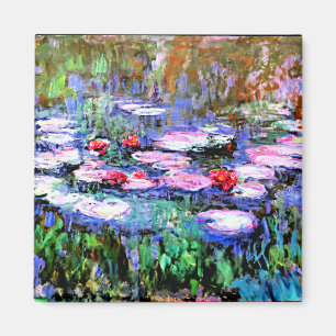 Imán Póster de Los Nenufares de Monet
