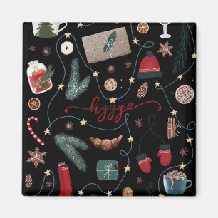 Imán Poster de Navidades de Higge Oscuro
