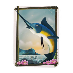 Imán Póster de pesca
