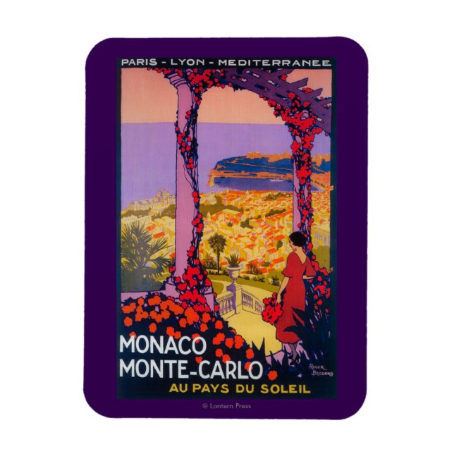 Imán Poster de promoción de viajes (Vertical)