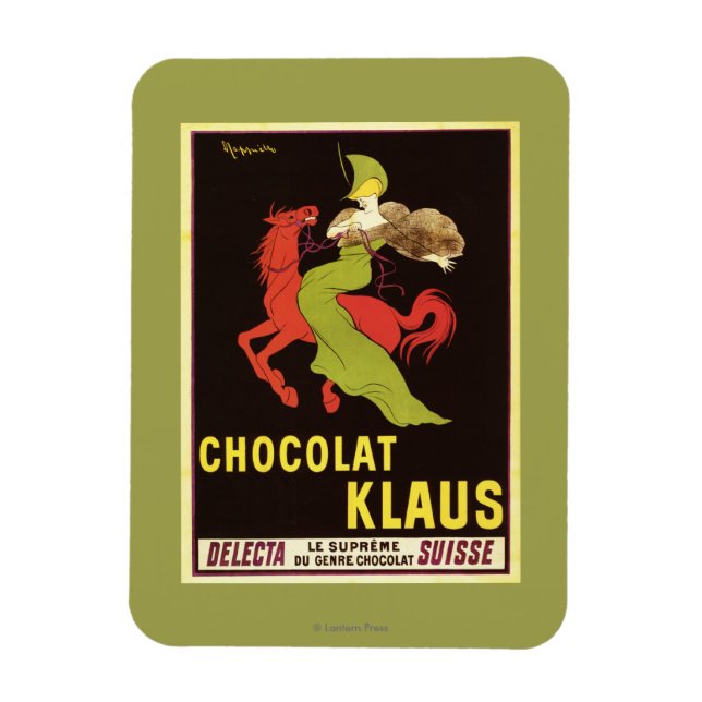Imán Poster de publicidad de Chocolat Klaus (Vertical)