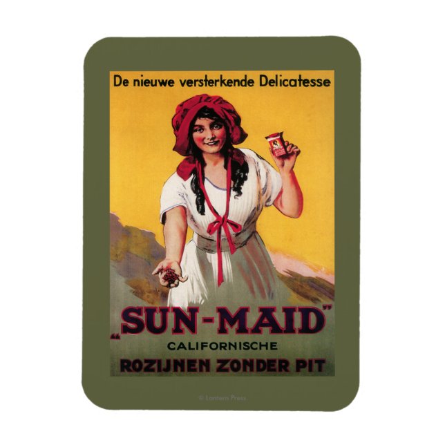 Imán Poster de Raisin de Sun-Maid California (Vertical)