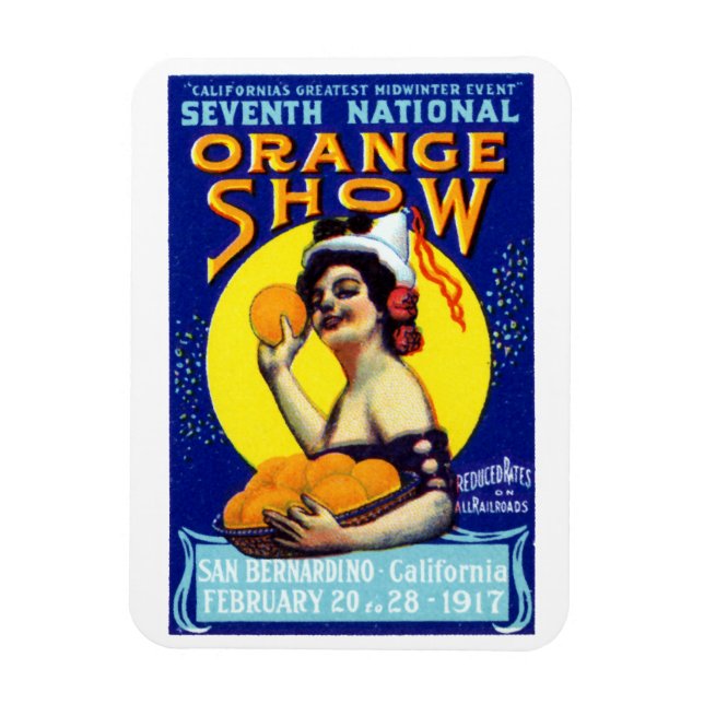 Imán poster de San Bernardino de 1917 (Vertical)