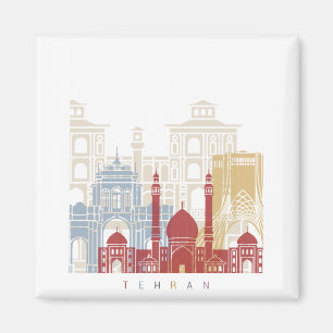 Imán Poster de skyline de Teherán