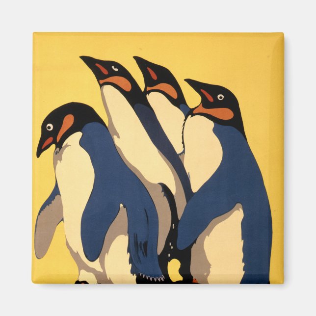 Imán Poster De Transporte En Metro Al Zoológico De Lond (Frente)